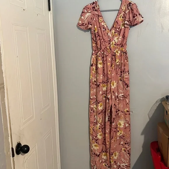 Floral pant/Romper - Picture 1 of 3